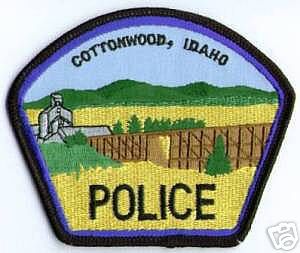Cottonwood Police (Idaho)
Thanks to apdsgt for this scan.
