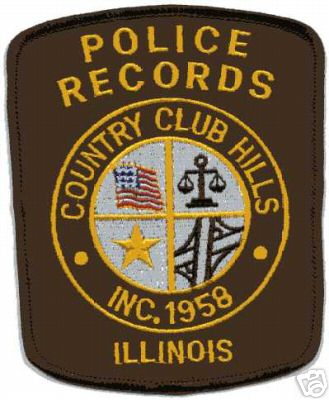 Country Club Hills Police Records (Illinois)
Thanks to Jason Bragg for this scan.
