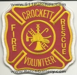 Crockett Volunteer Fire Rescue Department (Texas)
Thanks to Mark Hetzel Sr. for this scan.
Keywords: dept.