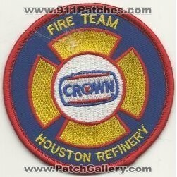 Crown Houston Refinery Fire Team (Texas)
Thanks to Mark Hetzel Sr. for this scan.
