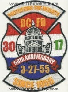 District of Columbia Fire Engine 30 Truck 17 50th Anniversary (Washington DC)
Thanks to Mark Hetzel Sr. for this scan.
Keywords: dcfd department