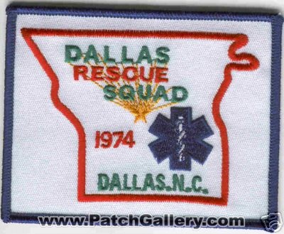Dallas Rescue Squad
Thanks to Brent Kimberland for this scan.
Keywords: north carolina ems