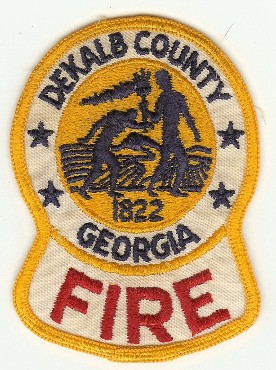 Dekalb County Fire
Thanks to PaulsFirePatches.com for this scan.
Keywords: georgia