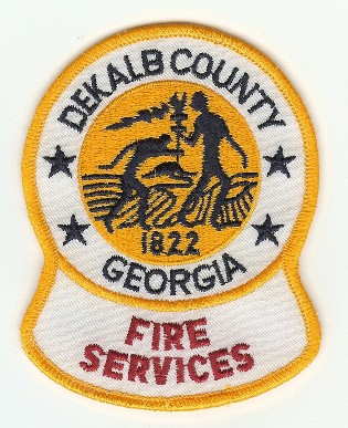 Dekalb County Fire Services
Thanks to PaulsFirePatches.com for this scan.
Keywords: georgia