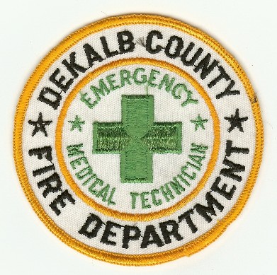 Dekalb County Fire Department EMT
Thanks to PaulsFirePatches.com for this scan.
Keywords: georgia emergency medical technician