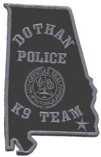 Dothan Police K-9 Team (Alabama)
Thanks to BensPatchCollection.com for this scan.
Keywords: k9