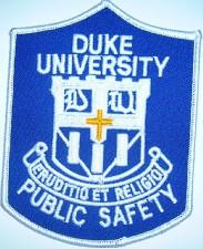 Duke University Public Safety
Thanks to Chris Rhew for this picture.
Keywords: north carolina police dps
