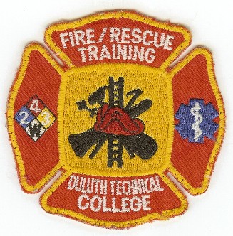 Duluth Technical College Fire Rescue Training
Thanks to PaulsFirePatches.com for this scan.
Keywords: minnesota