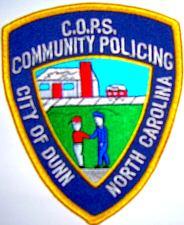 Dunn Community Policing C.O.P.S.
Thanks to Chris Rhew for this picture.
Keywords: north carolina city of cops