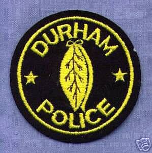 Durham Police (North Carolina)
Thanks to apdsgt for this scan.
