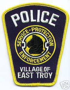 East Troy Police (Wisconsin)
Thanks to apdsgt for this scan.
Keywords: village of