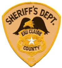 Eau Claire County Sheriff's Dept (Wisconsin)
Thanks to BensPatchCollection.com for this scan.
Keywords: sheriffs department