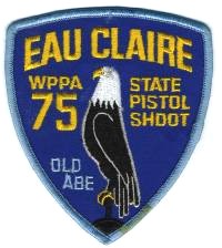 Eau Claire Police WPPA 75 State Pistol Shoot (Wisconsin)
Thanks to BensPatchCollection.com for this scan.
