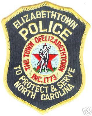 Elizabethtown Police
Thanks to Conch Creations for this scan.
Keywords: north carolina the town of