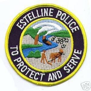 Estelline Police (South Dakota)
Thanks to apdsgt for this scan.
