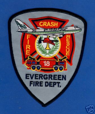 Evergreen Crash Fire Rescue
Thanks to PaulsFirePatches.com for this scan.
Keywords: arizona dept department cfr arff aircraft 18