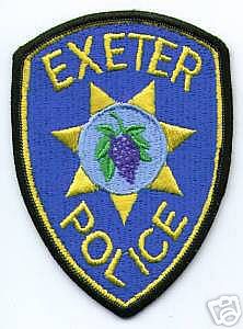 Exeter Police (California)
Thanks to apdsgt for this scan.
