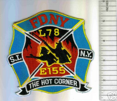 FDNY Fire Engine 155 Ladder 78 (New York)
Thanks to Mark C Barilovich for this scan.
Keywords: department