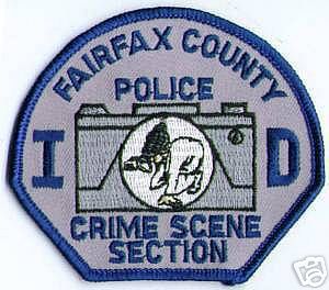 Fairfax County Police Crime Scene Section (Virginia)
Thanks to apdsgt for this scan.
Keywords: id