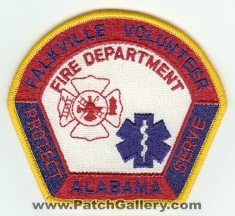 Falkville Volunteer Fire Department (Alabama)
Thanks to PaulsFirePatches.com for this scan.
