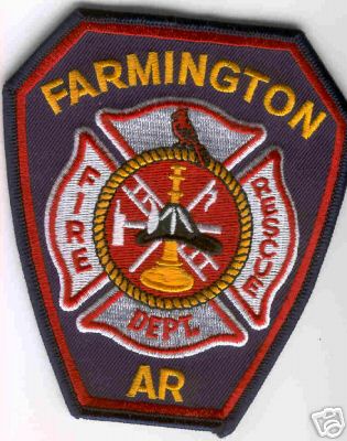 Farmington Fire Dept
Thanks to Brent Kimberland for this scan.
Keywords: arkansas department rescue