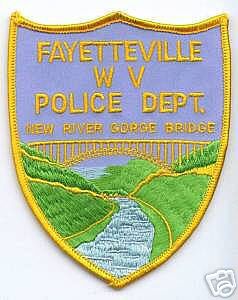 Fayetteville Police Dept (West Virginia)
Thanks to apdsgt for this scan.
Keywords: department