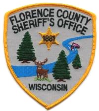 Florence County Sheriff's Office (Wisconsin)
Thanks to BensPatchCollection.com for this scan.
Keywords: sheriffs