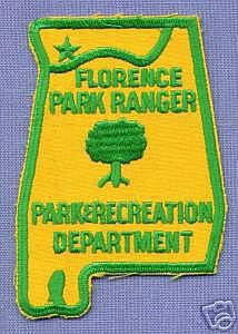 Florence Park Ranger Parks & Recreation Department (Alabama)
Thanks to apdsgt for this scan.
Keywords: and