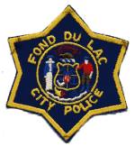 Fond Du Lac City Police (Wisconsin)
Thanks to BensPatchCollection.com for this scan.
