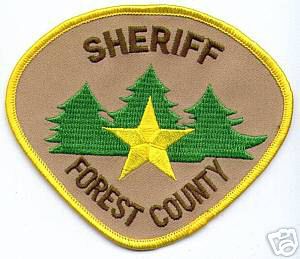Forest County Sheriff (Wisconsin)
Thanks to apdsgt for this scan.
