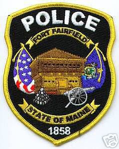 Fort Fairfield Police (Maine)
Thanks to apdsgt for this scan.
Keywords: ft