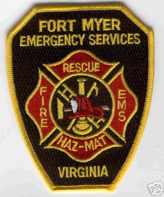 Fort Myer Emergency Services
Thanks to Brent Kimberland for this scan.
Keywords: virginia fire rescue ems haz mat hazmat ft us army