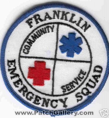 Franklin Emergency Squad
Thanks to Brent Kimberland for this scan.
Keywords: new york ems