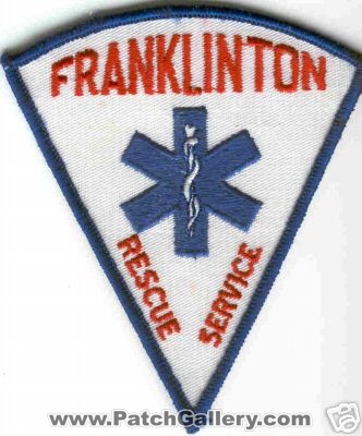 Franklinton Rescue Service
Thanks to Brent Kimberland for this scan.
Keywords: louisiana ems