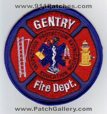 Gentry Fire Department (Arkansas)
Thanks to Dave Slade for this scan.
Keywords: dept.