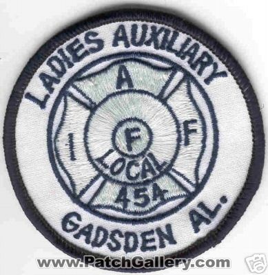 Gadsden Fire Ladies Auxiliary IAFF Local 454 (Alabama)
Thanks to Brent Kimberland for this scan.
