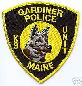 Gardiner Police K-9 Unit (Maine)
Thanks to apdsgt for this scan.
Keywords: k9