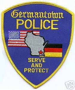 Germantown Police (Wisconsin)
Thanks to apdsgt for this scan.
