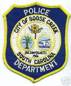Goose Creek Police Department (South Carolina)
Thanks to apdsgt for this scan.
Keywords: city of