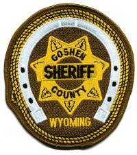 Goshen County Sheriff (Wyoming)
Thanks to BensPatchCollection.com for this scan.
