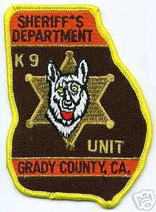 Grady County Sheriff's Department K-9 Unit (Georgia)
Thanks to apdsgt for this scan.
Keywords: sheriffs k9