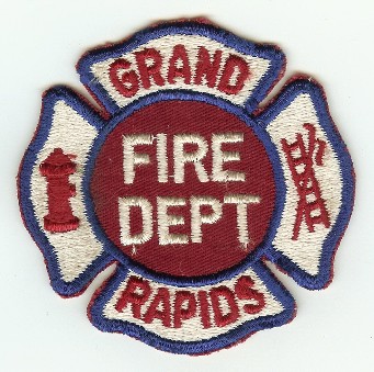 Grand Rapids Fire Dept
Thanks to PaulsFirePatches.com for this scan.
Keywords: michigan department