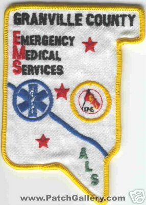 Granville County Emergency Medical Services
Thanks to Brent Kimberland for this scan.
Keywords: north carolina ems als
