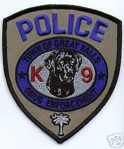 Great Falls Police Drug Enforcement K-9 (South Carolina)
Thanks to apdsgt for this scan.
Keywords: town of k9