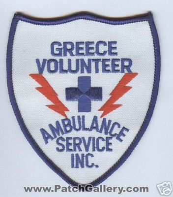 Greece Volunteer Ambulance Service Inc (New York)
Thanks to Brent Kimberland for this scan.
Keywords: ems