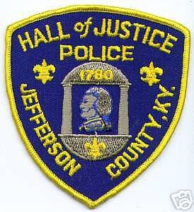 Hall of Justice Police (Kentucky)
Thanks to apdsgt for this scan.
County: Jefferson
