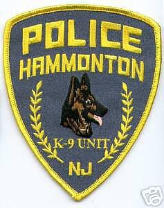 Hammonton Police K-9 Unit (New Jersey)
Thanks to apdsgt for this scan.
Keywords: k9
