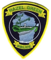 Hazel Green Police (Wisconsin)
Thanks to BensPatchCollection.com for this scan.
