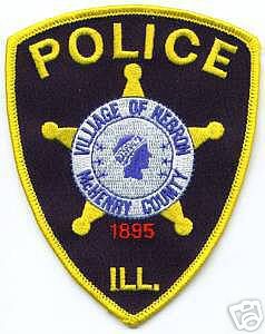 Hebron Police (Illinois)
Thanks to apdsgt for this scan.
County: McHenry
Keywords: village of