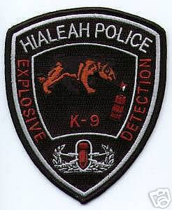 Hialeah Police K-9 Explosive Detection (Florida)
Thanks to apdsgt for this scan.
Keywords: k9
